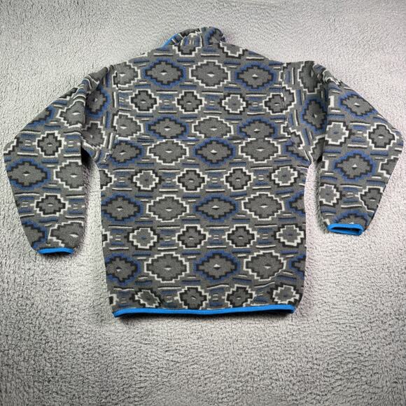 Patagonia Synchilla Snap-T Fleece Pullover Jacket Mens XS Gray Blue Aztec 25450 - Picture 5 of 8